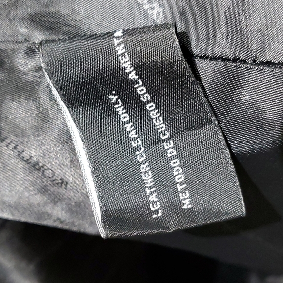 WOMENS BLACK LAMBSKIN GENUINE LEATHER SHORT COAT PETITE MEDIUM - Picture 10 of 12